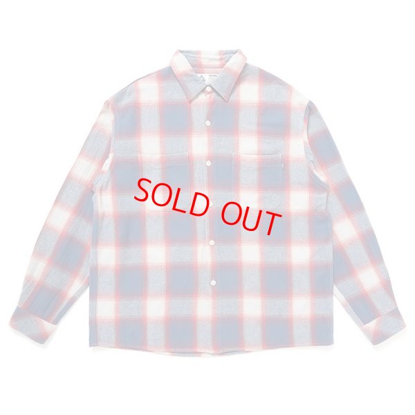 画像1: CHALLENGER "SHADOW PLAID SHIRT" Color：Blue×Red