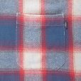 画像2: CHALLENGER "SHADOW PLAID SHIRT" Color：Blue×Red (2)