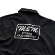 画像4: M&M "COTTON JERSEY JACKET" Color：Black (4)