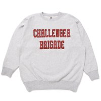 CHALLENGER "COLLEGE LOGO C/N SWEAT" Color：Gray