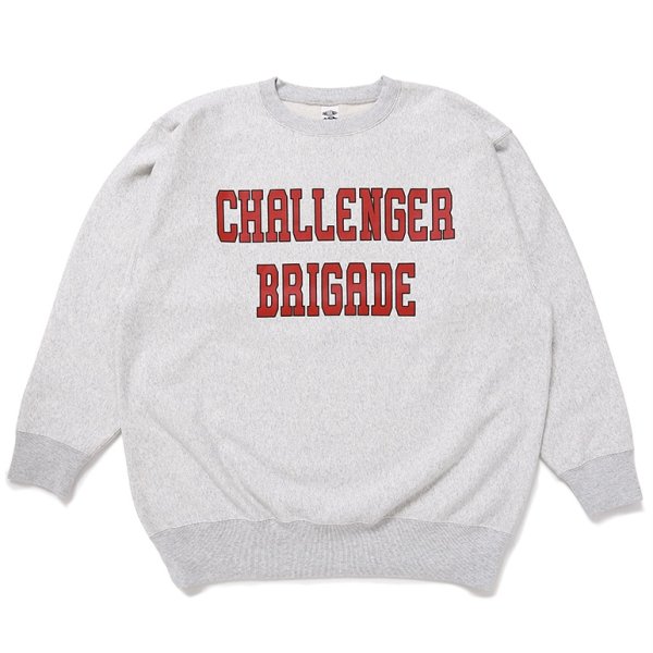 画像1: CHALLENGER "COLLEGE LOGO C/N SWEAT" Color：Gray