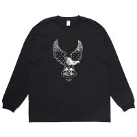 CHALLENGER "L/S OVAL EAGLE TEE" Color：Black