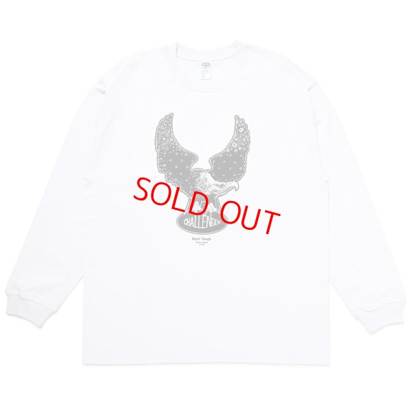 画像1: CHALLENGER "L/S OVAL EAGLE TEE" Color：White