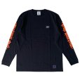 画像1: M&M "PRINT L/S T-SHIRT" Color：Black (1)