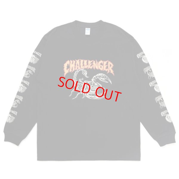 画像1: CHALLENGER "L/S SCORPION TEE" Color：Black