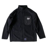 M&M "MICROFLEECE FULL ZIP STAND JACKET" Color：Black