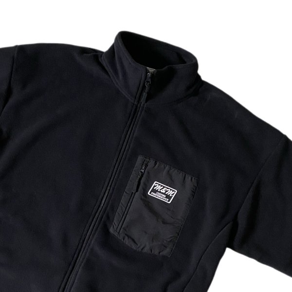 画像3: M&M "MICROFLEECE FULL ZIP STAND JACKET" Color：Black