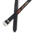 画像4: CHALLENGER "FIRE LEATHER BELT" COLOR：BLACK