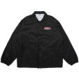 画像1: CHALLENGER "TWO TONE LOGO COACH JACKET" COLOR：BLACK (1)