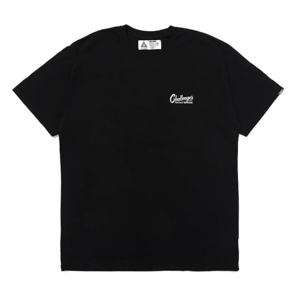 画像1: CHALLENGER "CHECKER LOGO TEE" COLOR：BLACK