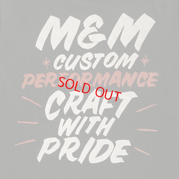 画像3: M&M "BRUSH SIGN L/S TEE" COLOR：BLACK