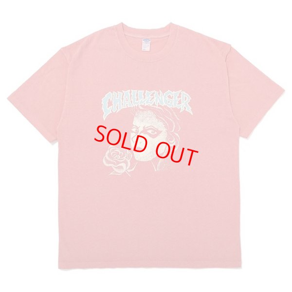 画像1: CHALLENGER "PUNK GIRL TEE" COLOR：LT CHERRY