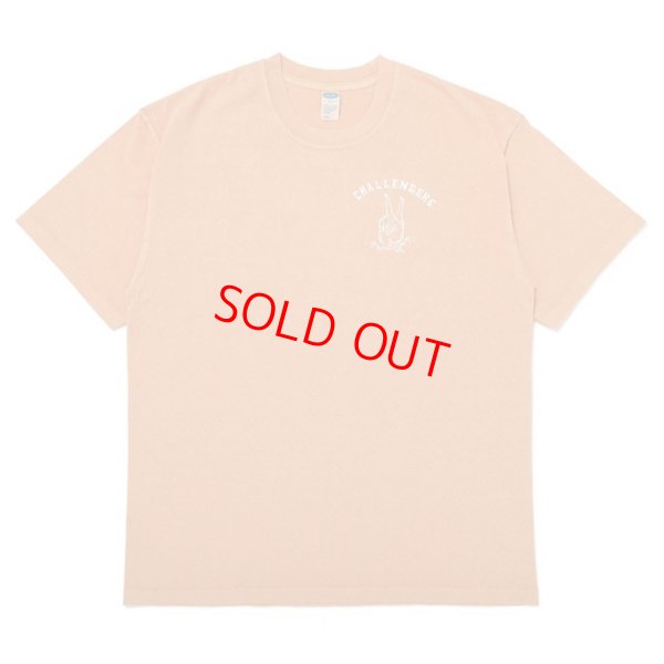 画像1: CHALLENGER "PIGMENT PEACE TEE" COLOR：LT ORANGE