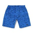 画像1: CHALLENGER "SPLATTER MARINE SHORTS" COLOR：BLUE (1)