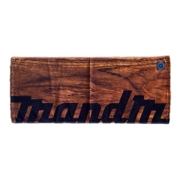 画像1: M&M "WOOD GRAIN TOWL" COLOR：DARK BROWN