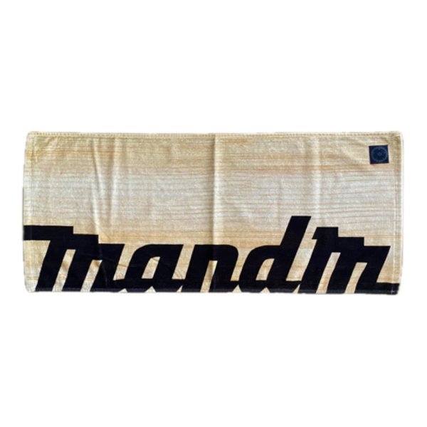 画像1: M&M "WOOD GRAIN TOWL" COLOR：LIGHT BEIGE