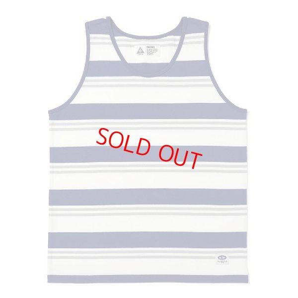 画像1: CHALLENGER "BORDER TANK TOP" COLOR：BLUE × WHITE