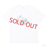 CHALLENGER "MICKEY MOUSE / HAND PLANT TEE" COLOR：WHITE
