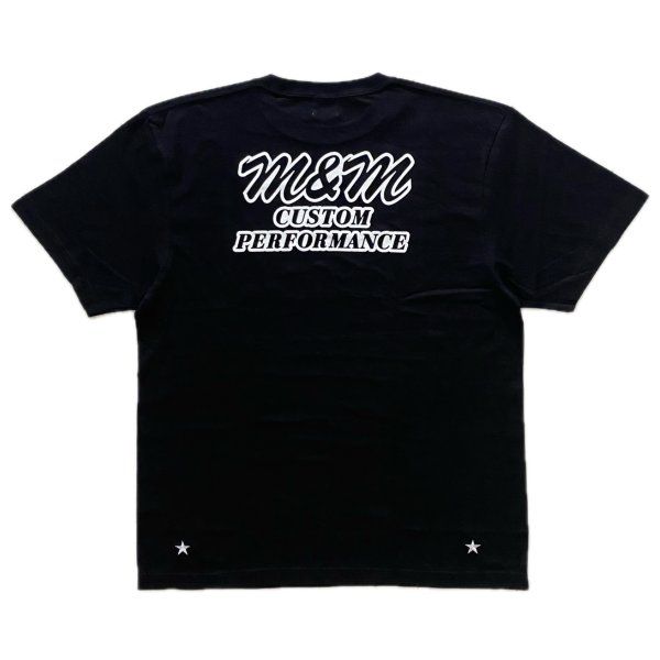 画像1: M&M "EDGE LOGO TEE" COLOR：BLACK