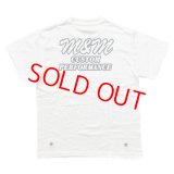 M&M "EDGE LOGO TEE" COLOR：WHITE
