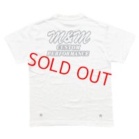M&M "EDGE LOGO TEE" COLOR：WHITE