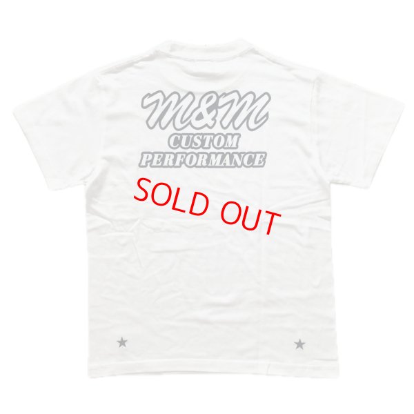 画像1: M&M "EDGE LOGO TEE" COLOR：WHITE