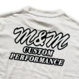 画像4: M&M "EDGE LOGO TEE" COLOR：WHITE (4)
