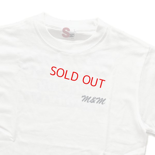 画像2: M&M "EDGE LOGO TEE" COLOR：WHITE