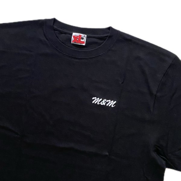 画像2: M&M "EDGE LOGO TEE" COLOR：BLACK