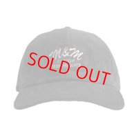 M&M "CORDUROY CAP" COLOR：DARK GRAY