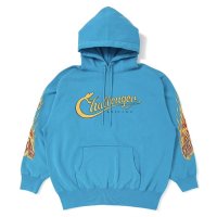 CHALLENGER "SNAKING LOGO HOODIE" COLOR：TURQUOISE