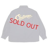 CHALLENGER "SNAKING LOGO WORK SHIRT" COLOR：NAVY