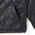 画像3: CHALLENGER "QUILTING LEATHER JACKET" COLOR：BLACK (3)