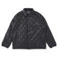 画像1: CHALLENGER "QUILTING LEATHER JACKET" COLOR：BLACK (1)