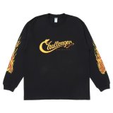CHALLENGER "L/S SNAKING LOGO TEE" COLOR：BLACK