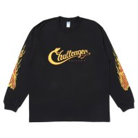 CHALLENGER "L/S SNAKING LOGO TEE" COLOR：BLACK