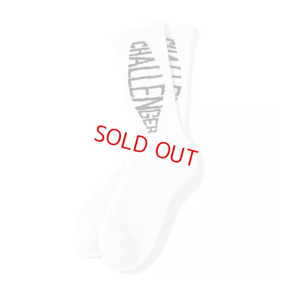 画像1: CHALLENGER "FISH LOGO SOCKS" COLOR：WHITE