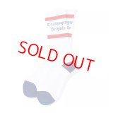 CHALLENGER "CLASSIC LOGO SOCKS" COLOR：WHITE