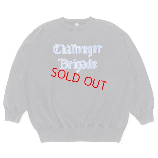 画像1: CHALLENGER "CLASSIC LOGO C/N SWEAT" COLOR：BLACK