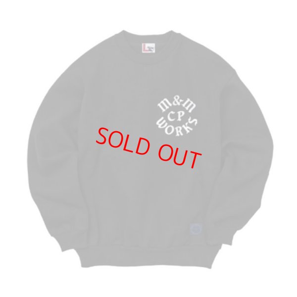 画像1: M&M "WORKS HEAVY CREWNECK SWEAT" COLOR：BLACK