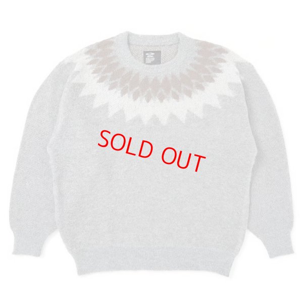 画像1: CHALLENGER "NATIVE ARROW C/N SWEATER" COLOR：IVORY