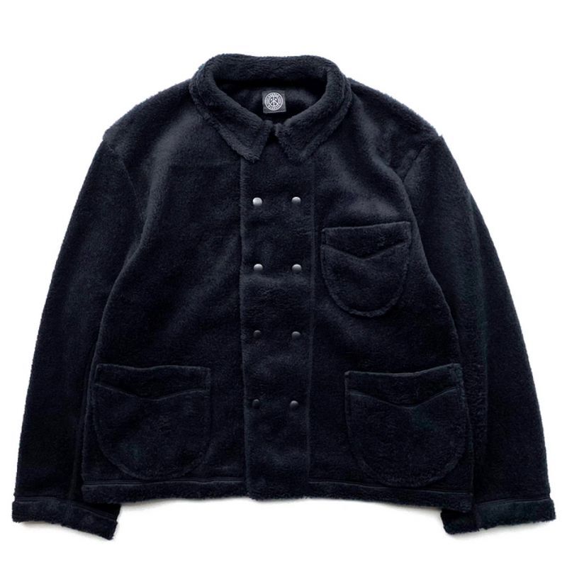 Porter Classic "FLEECE FRENCH JACKET" Color：Black - TRAMPS/トランプス