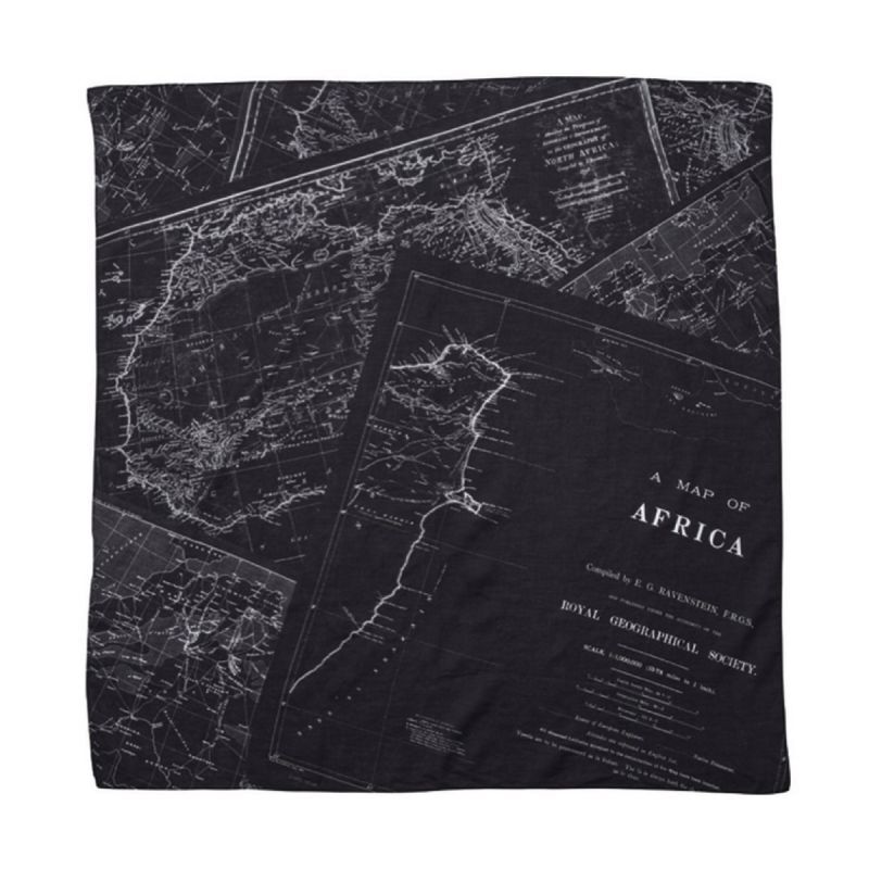 新品ポータークラシックMAP OF AFRICAスカーフ
